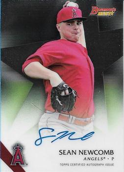 2015 Bowman's Best - Best of 2015 Autographs #B15-SN Sean Newcomb Front