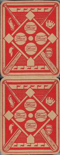 1951 Topps Red Backs - Topps Red Backs Panels #38-45 Duke Snider / Andy Seminick Back