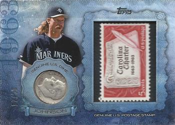 2015 Topps Update - Birth Year Coin and Stamp Dime #BY-RJ Randy Johnson Front