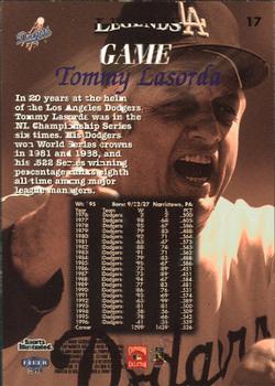 1998 Sports Illustrated Then and Now #17 Tommy Lasorda Back