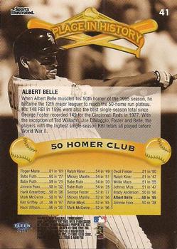 1998 Sports Illustrated Then and Now #41 Albert Belle Back