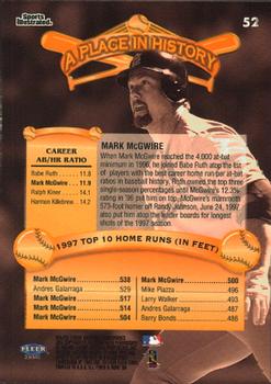 1998 Sports Illustrated Then and Now #52 Mark McGwire Back