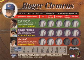 1998 Sports Illustrated Then and Now #72 Roger Clemens Back