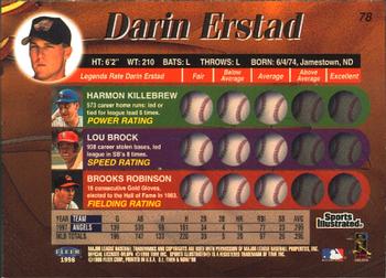 1998 Sports Illustrated Then and Now #78 Darin Erstad Back