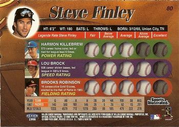 1998 Sports Illustrated Then and Now #80 Steve Finley Back