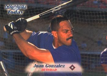1998 Sports Illustrated Then and Now #85 Juan Gonzalez Front