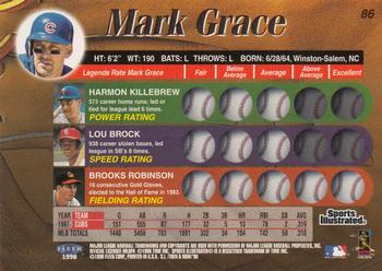 1998 Sports Illustrated Then and Now #86 Mark Grace Back