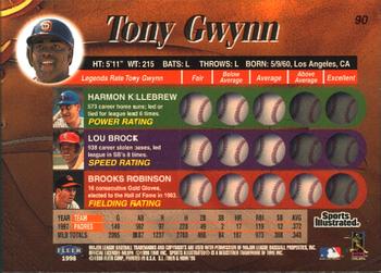 1998 Sports Illustrated Then and Now #90 Tony Gwynn Back
