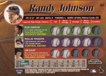 1998 Sports Illustrated Then and Now #95 Randy Johnson Back