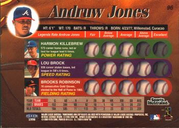 1998 Sports Illustrated Then and Now #96 Andruw Jones Back