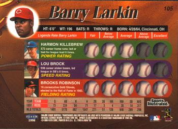 1998 Sports Illustrated Then and Now #105 Barry Larkin Back