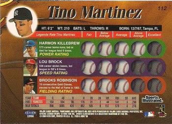 1998 Sports Illustrated Then and Now #112 Tino Martinez Back
