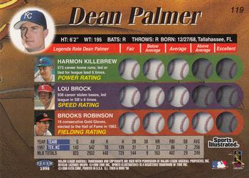 1998 Sports Illustrated Then and Now #119 Dean Palmer Back