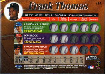 1998 Sports Illustrated Then and Now #134 Frank Thomas Back
