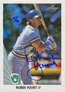 2015 Leaf 25th Baseball - Buyback Autographs #71 Robin Yount Front