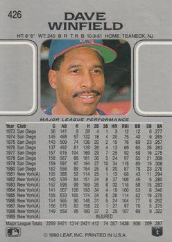 2015 Leaf 25th Baseball - Buyback Autographs #426 Dave Winfield Back