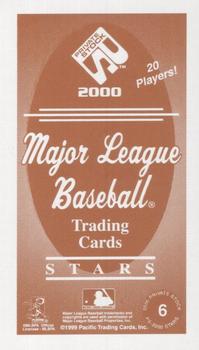 2000 Pacific Private Stock - PS-2000 Stars #6 Frank Thomas  Back