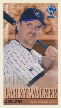 2000 Pacific Private Stock - PS-2000 Stars #7 Larry Walker  Front