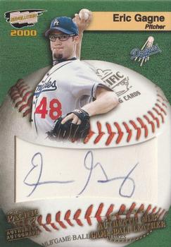 2000 Pacific Revolution - MLB Game Ball Signatures #9 Eric Gagne  Front