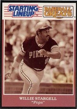 1989 Kenner Starting Lineup Cards Baseball Greats #4121144000 Willie Stargell Front