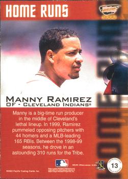 2000 Pacific Revolution - Triple Header #13 Manny Ramirez  Back