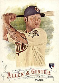 2016 Topps Allen & Ginter #201 Byung Ho Park Front
