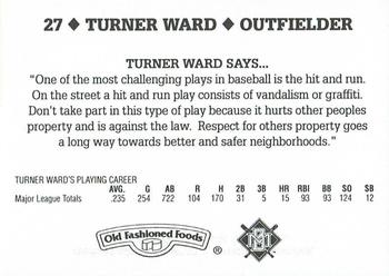 1995 Milwaukee Brewers Police - Waukesha Police Department #NNO Turner Ward Back