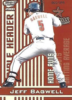 2000 Pacific Revolution - Triple Header Silver #14 Jeff Bagwell  Front