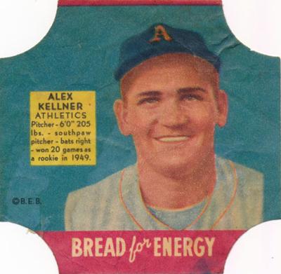 1951 Fischer's Bread for Energy #NNO Alex Kellner Front