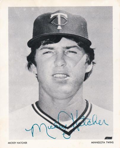 1981 Minnesota Twins Photos 4x5 #NNO Mickey Hatcher Front