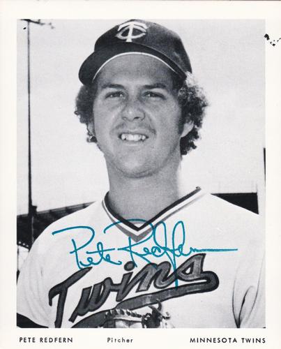 1981 Minnesota Twins Photos 4x5 #NNO Pete Redfern Front