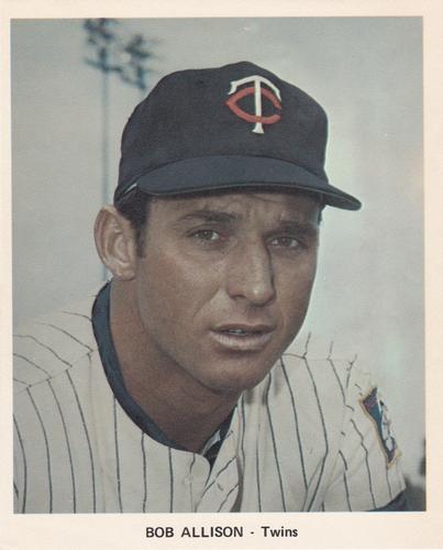 1969 Minnesota Twins Color Picture Pack #NNO Bob Allison Front