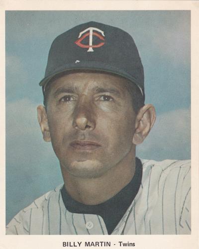 1969 Minnesota Twins Color Picture Pack #NNO Billy Martin Front