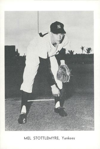1968 Sports Service New York Yankees #NNO Mel Stottlemyre Front