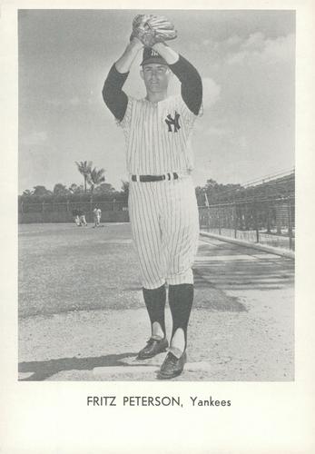 1967 Sports Service New York Yankees #NNO Fritz Peterson Front
