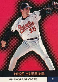 2000 Pacific Vanguard - Green #5 Mike Mussina  Front
