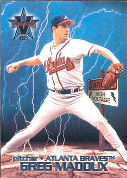 2000 Pacific Vanguard - High Voltage #6 Greg Maddux  Front