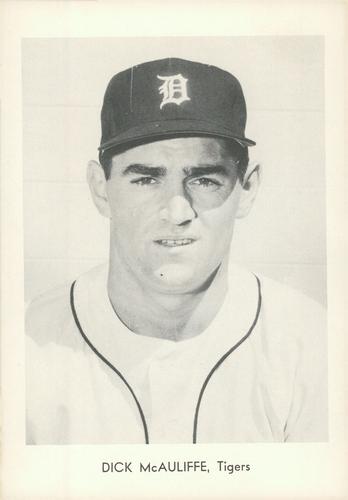 1967 Sports Service Detroit Tigers #NNO Dick McAuliffe Front