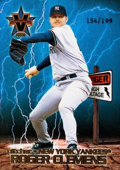 2000 Pacific Vanguard - High Voltage Gold #25 Roger Clemens  Front