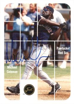 2001 Just Stuff Autographs #BA.08 Michael Coleman Front