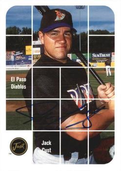 2001 Just Stuff Autographs #BA.11 Jack Cust Front