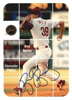 2001 Just Stuff Autographs #BA.63 Brad Baisley Front
