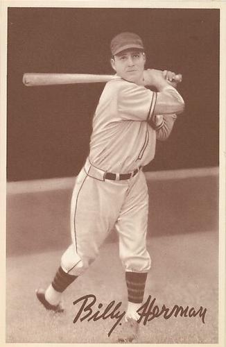 1939 Goudey Premiums (R303-A) #NNO Billy Herman Front
