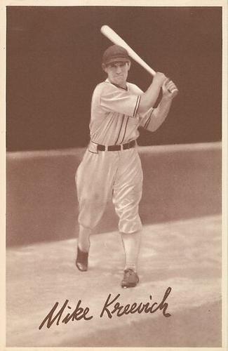 1939 Goudey Premiums (R303-A) #NNO Mike Kreevich Front
