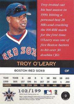 2000 Pacific Vanguard - Holographic Gold #9 Troy O'Leary  Back