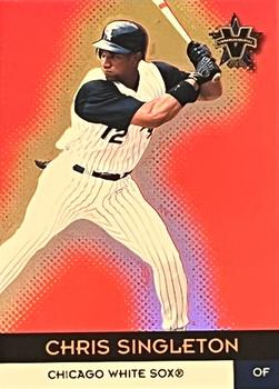 2000 Pacific Vanguard - Holographic Gold #12 Chris Singleton  Front
