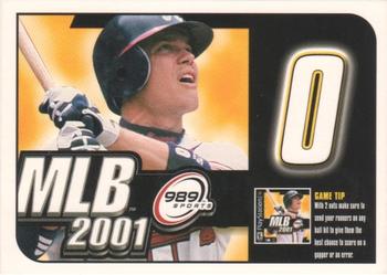 2000 Upper Deck MVP - MLB 2001 Sweepstakes #0 0 Front