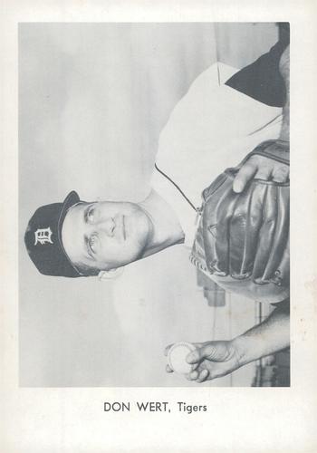 1965 Sports Service Detroit Tigers #NNO Don Wert Front