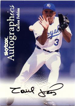 2000 SkyBox - Autographics #NNO Carlos Febles  Front