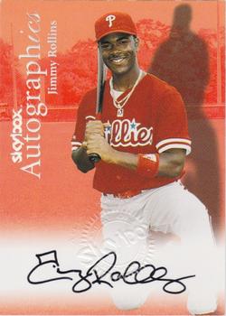 2000 SkyBox - Autographics #NNO Jimmy Rollins  Front